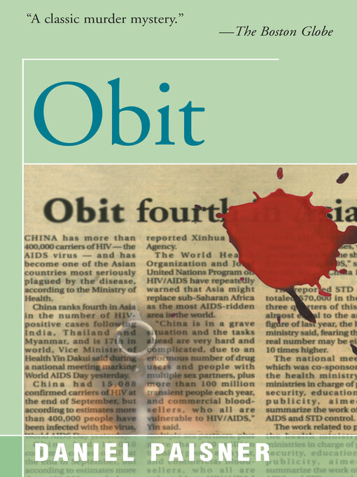 Title details for Obit by Daniel Paisner - Available